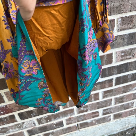 Anthropologie Multicolor Floral Long Sleeve Dress - Picture 8 of 11